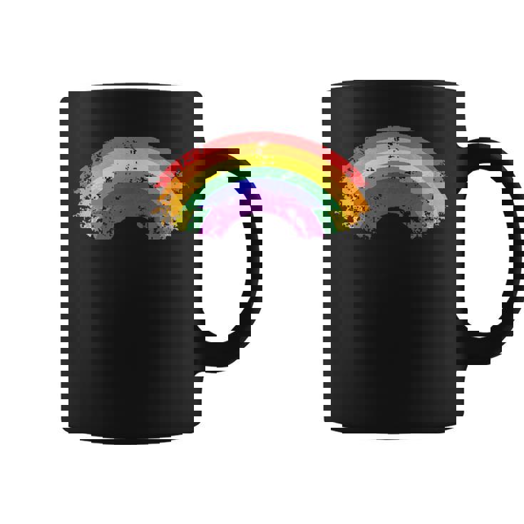 Arco Iris Lgbt Bandera Lesbianas Gay Pride Bandera Taza de café