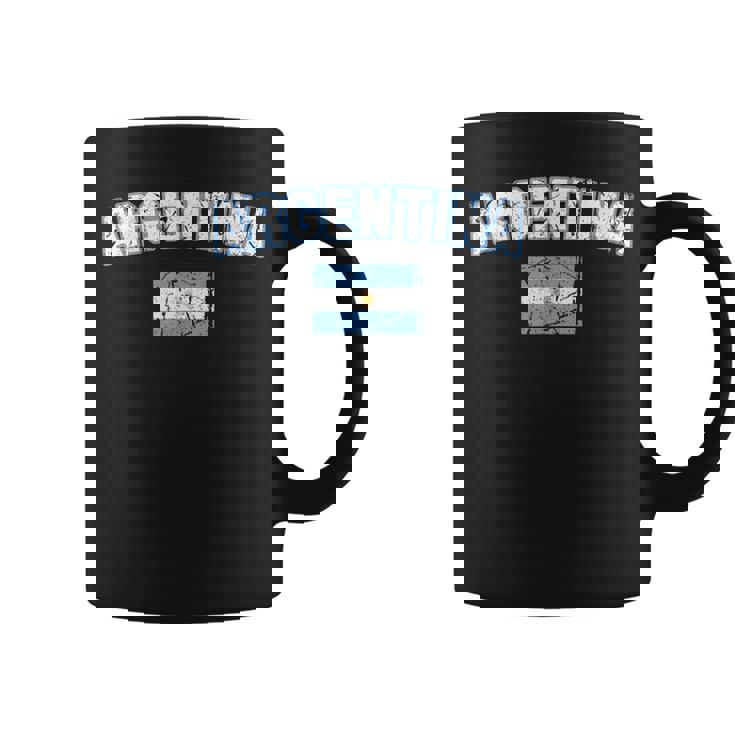 Argentina Bandera Hombres Es Niños Argentina Taza de café