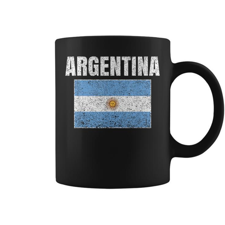 Argentinian Flag Vintage Argentina Map Country Coffee Mug