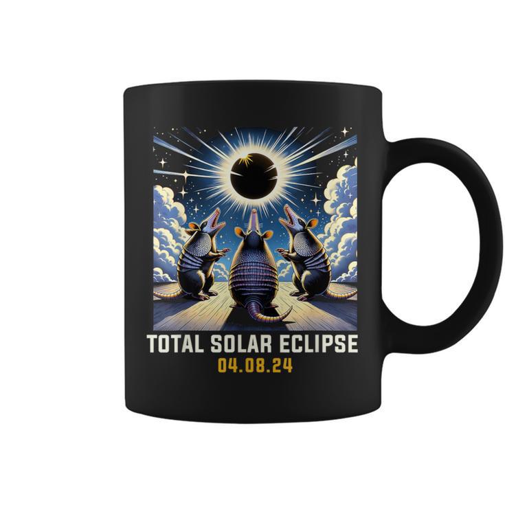 Armadillo Howling At Solar Eclipse Coffee Mug