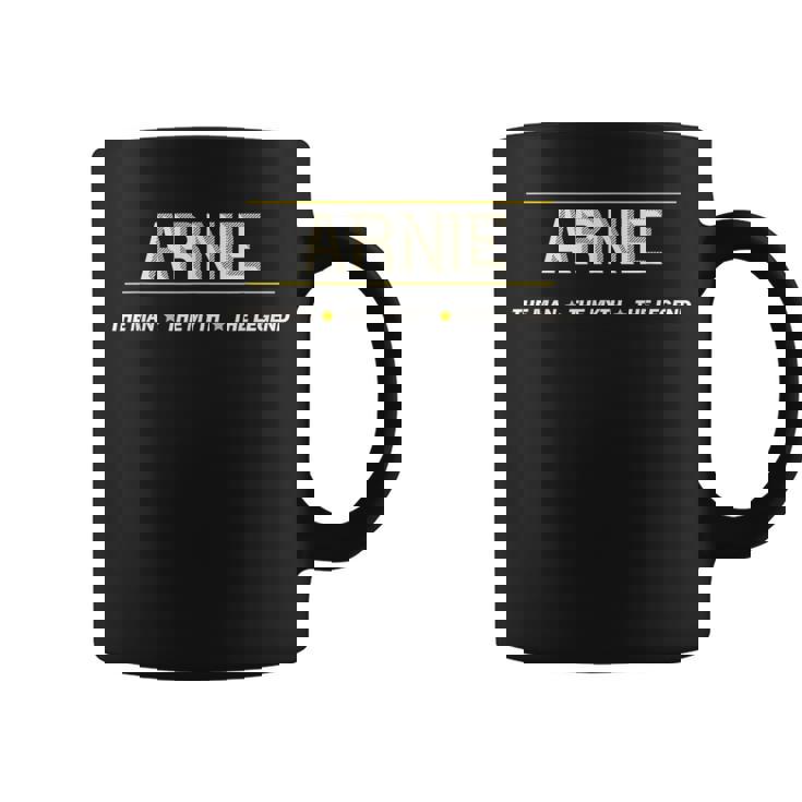 Arnie The Man The Myth The Legend Boys Name Coffee Mug