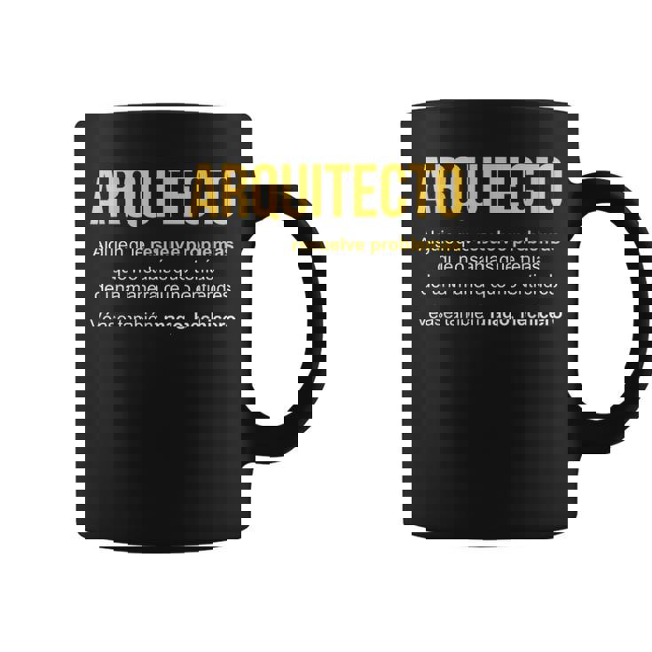 Arquitecto Definición Regalo Arquitecto Taza de café