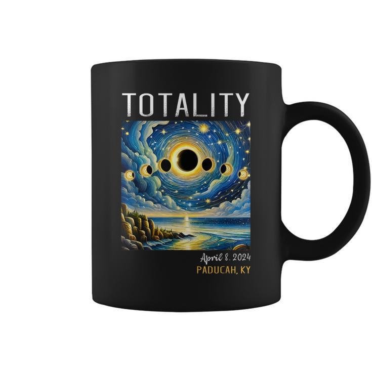 Art Total Solar Eclipse 2024 Paducah Ky Coffee Mug