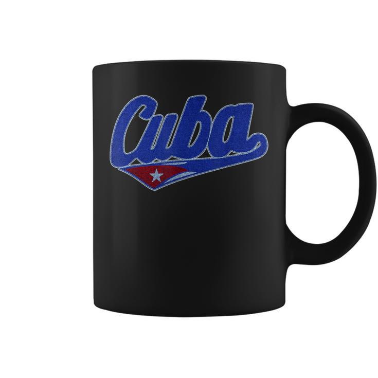 Asere Que Bola Cuban Havana Cuba Cuban Flag Baseball Coffee Mug