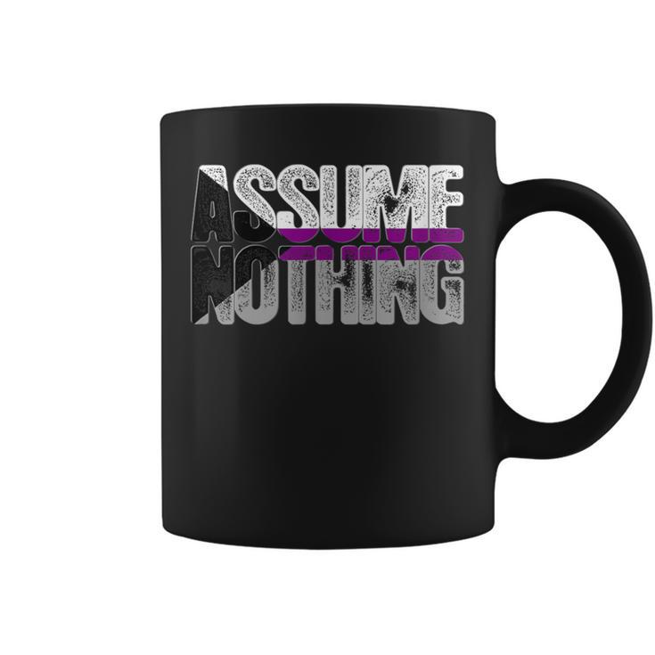 Assume Nothing Demisexual Pride Coffee Mug