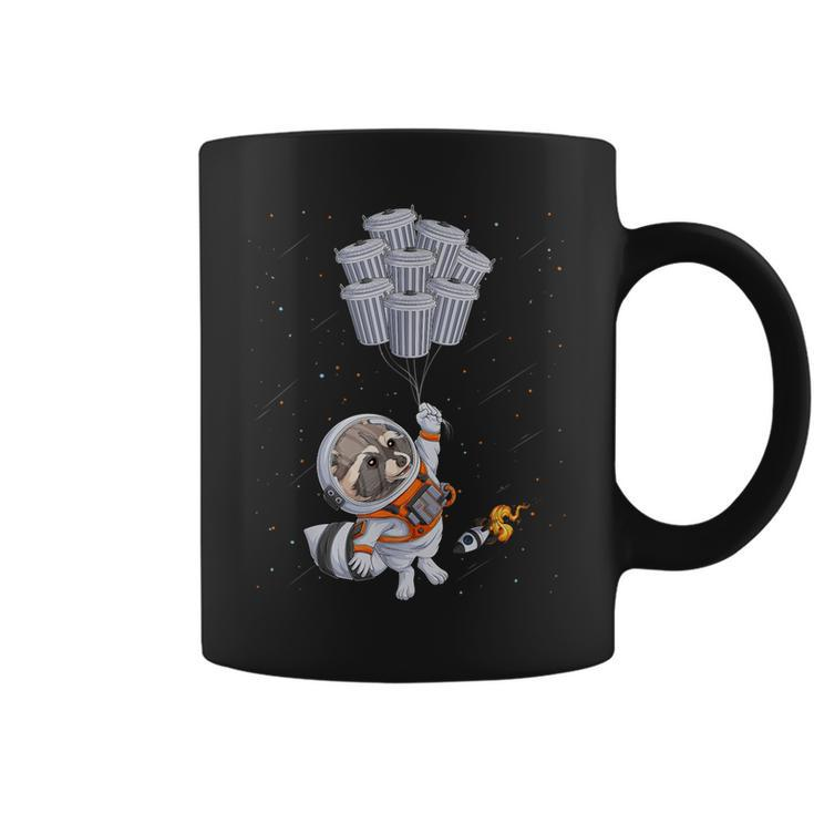 Astronaut Animal Raccoon Moon Trash Cans Space Coffee Mug
