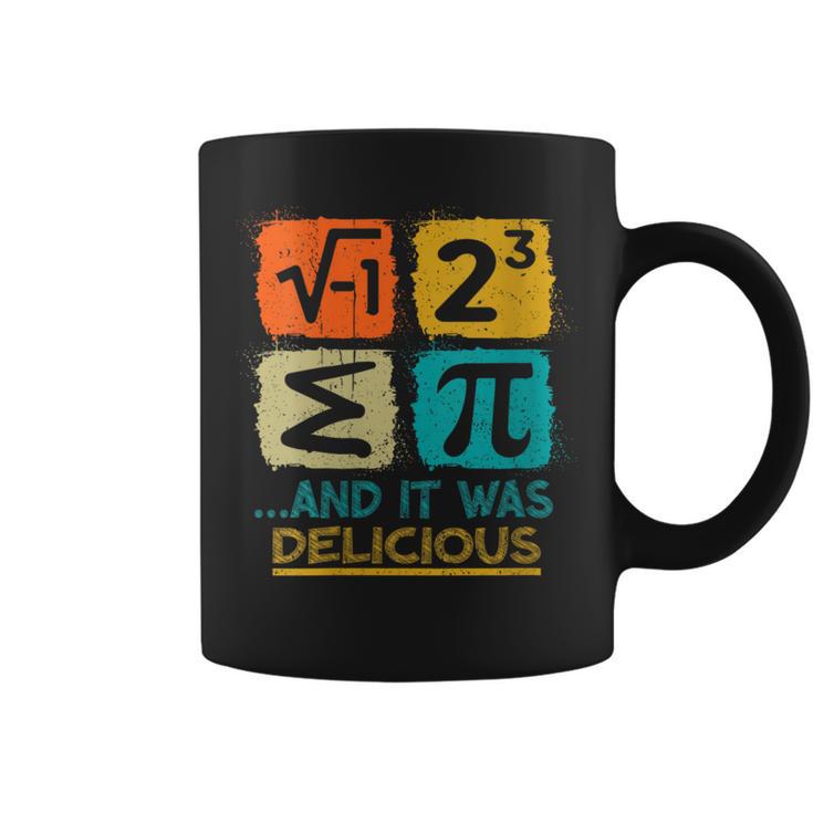 I Ate Some Pie And It Was Delicious Math Joke For Women Coffee Mug