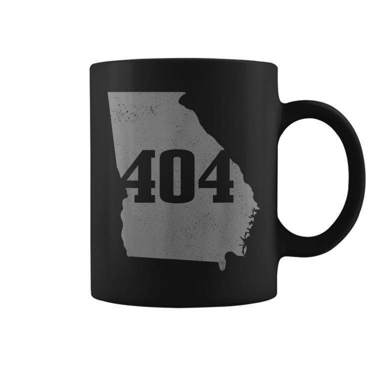 Atlanta 404 Area Code Atl Georgia Map State Pride Vintage Coffee Mug