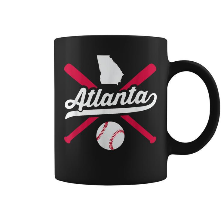Atlanta Baseball Vintage Georgia State Pride Love City Dark Coffee Mug