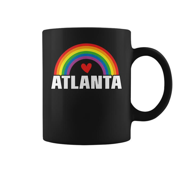 Atlanta Gay Pride Month Festival 2019 Rainbow Heart Coffee Mug