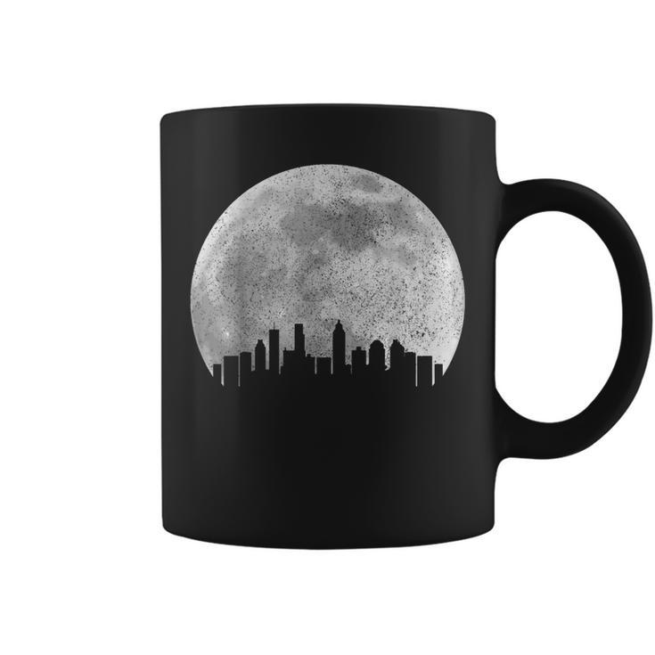Atlanta Skyline Moon Pride Georgia Vintage Atlanta Coffee Mug