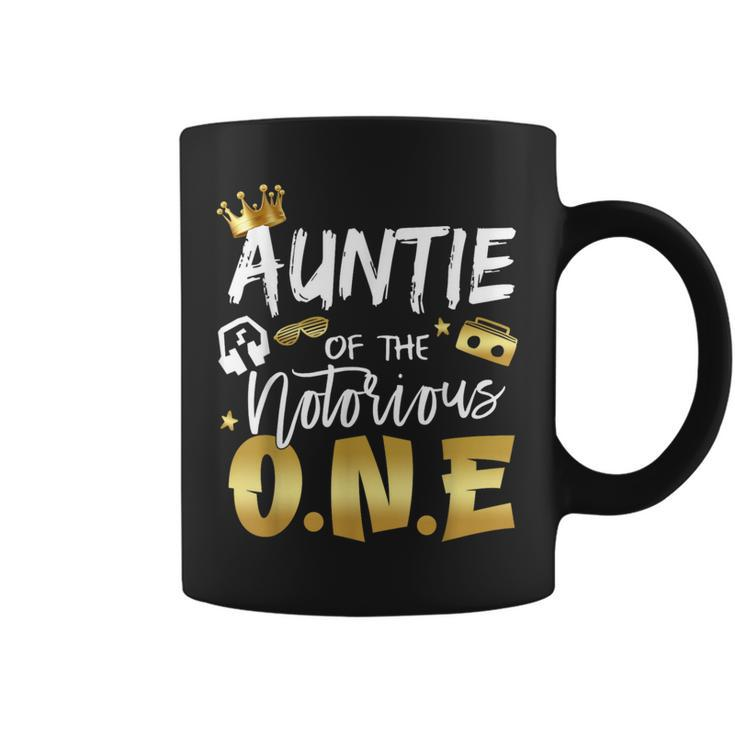 Auntie Of The Notorious One Old School Hip Hop 1St Birthday Coffee Mug