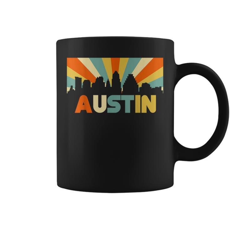 Austin City Skyline Texas State 70S Retro Souvenir Coffee Mug