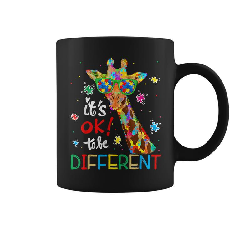 Autism Awareness Acceptance Kid Its Ok To Be Different Coffee Mug