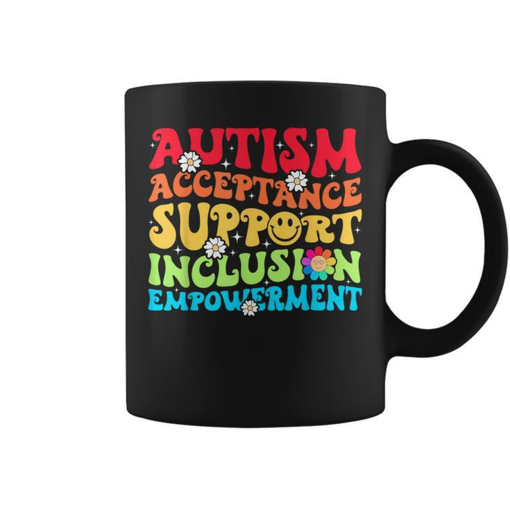 Autism Awareness Acceptance Support Inclusion Empowerment Coffee Mug