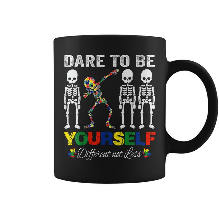 Autism Awareness Dare To Be Yourself Different Not Less Coffee Mug