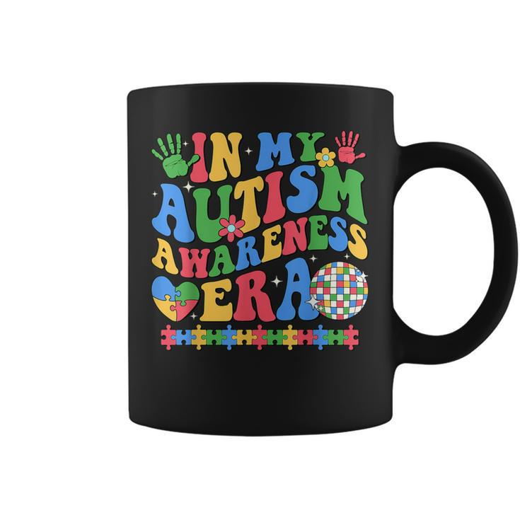 In My Autism Awareness Era Retro Disco In April We Wear Blue Coffee Mug