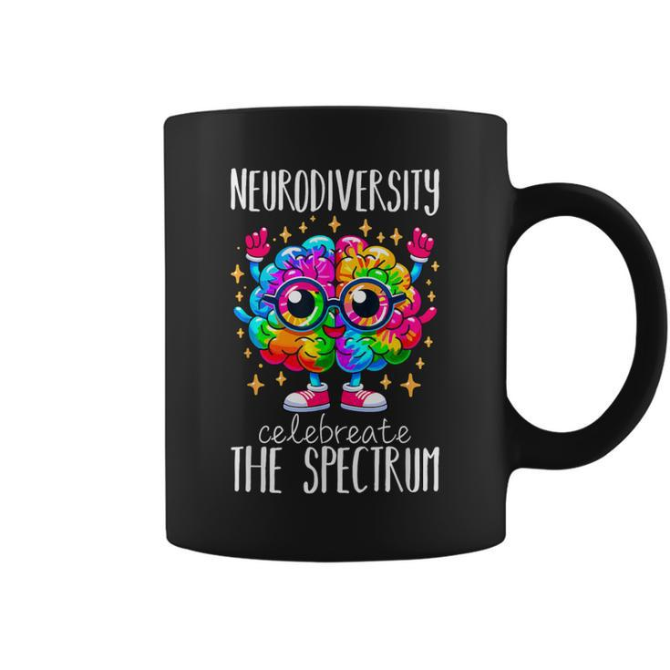 Autism Awareness Neurodiversity Brain Coffee Mug