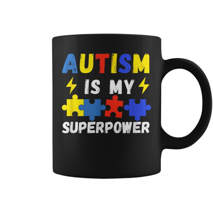 Autism Is My Superpower Autism Awareness Coffee Mug