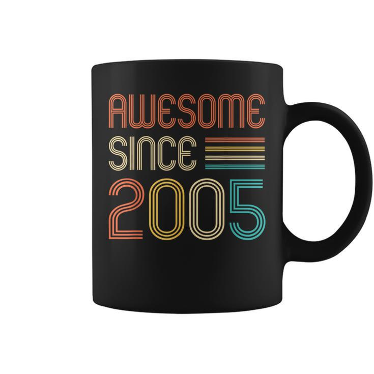 Awesome Since 2005 Retro And Vintage 2005 Birthday Coffee Mug
