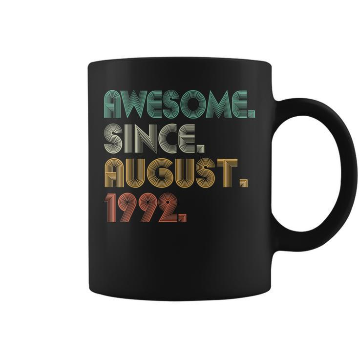 Awesome Since August 1992 Vintage 32Nd Birthday Women Coffee Mug