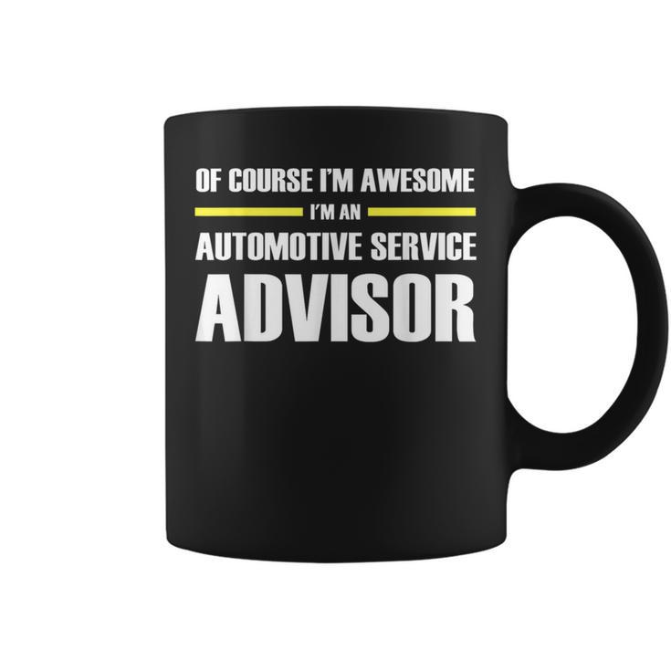 Awesome Automotive Service Advisor Coffee Mug