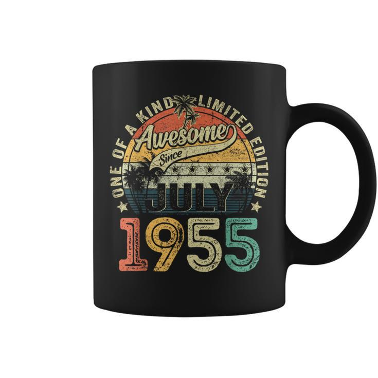 Awesome Since July 1955 Vintage 69Th Birthday Men Coffee Mug
