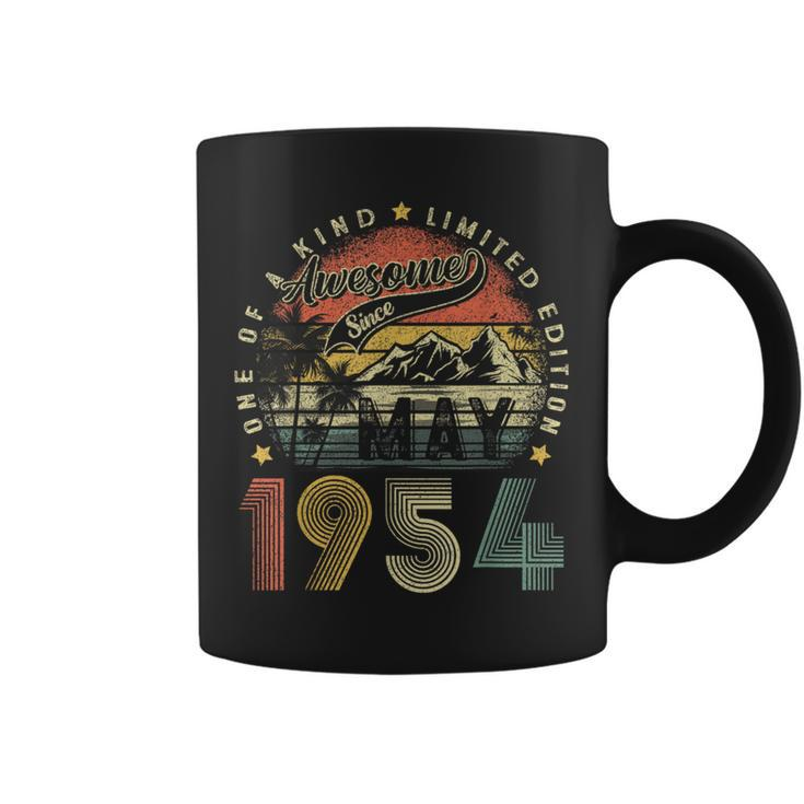 Awesome Since May 1954 Vintage 70Th Birthday Women Coffee Mug