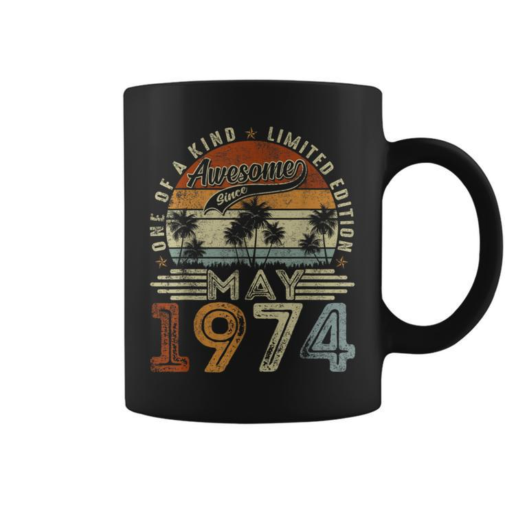 Awesome Since May 1974 Vintage 50Th Birthday Coffee Mug