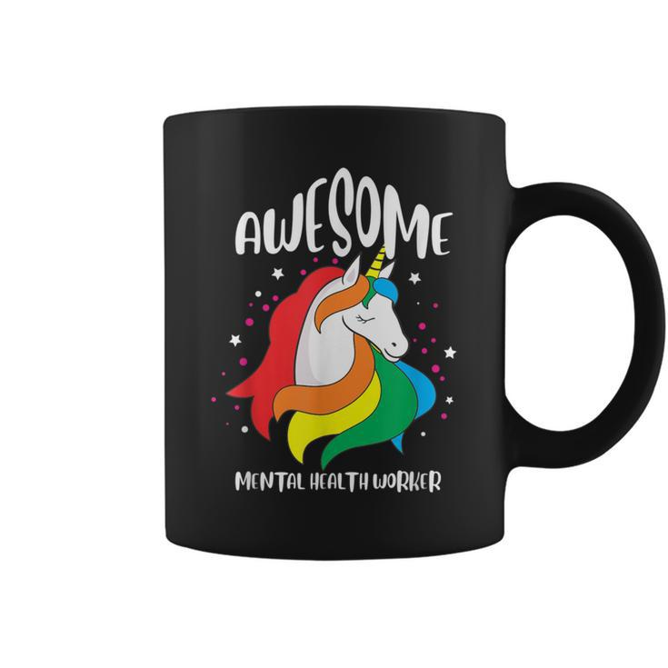 Awesome Mental Health Worker Appreciation Coffee Mug