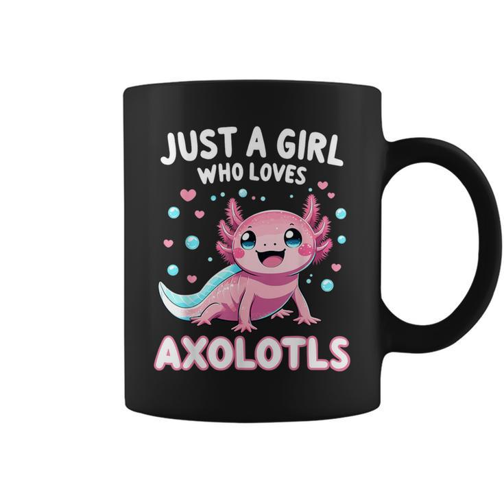 Axolotl Kawaii Just A Girl Who Loves Axolotls Coffee Mug