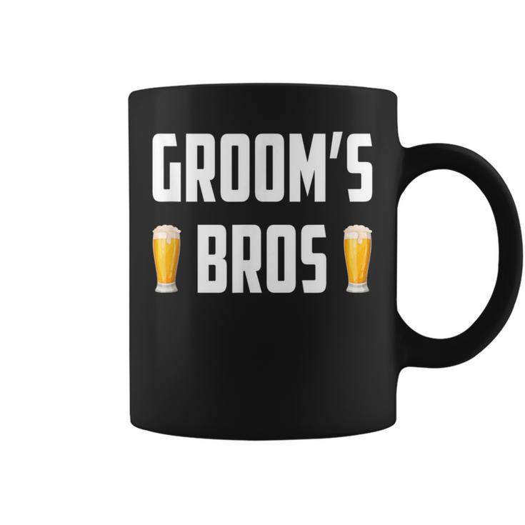 Bachelor Party For Groomsmen Groom's Bros Coffee Mug