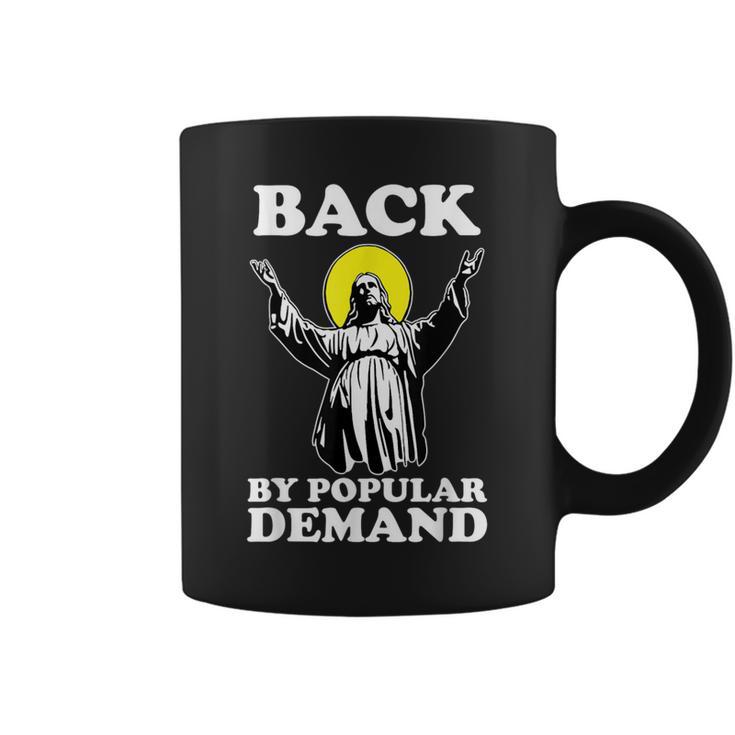 Back By Popular Demand Christmas Jesus Religious Christian Coffee Mug