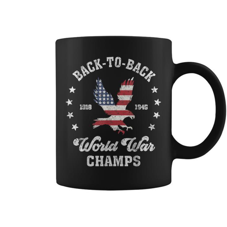 Back-To-Back World War Champs 4Th Of July Coffee Mug