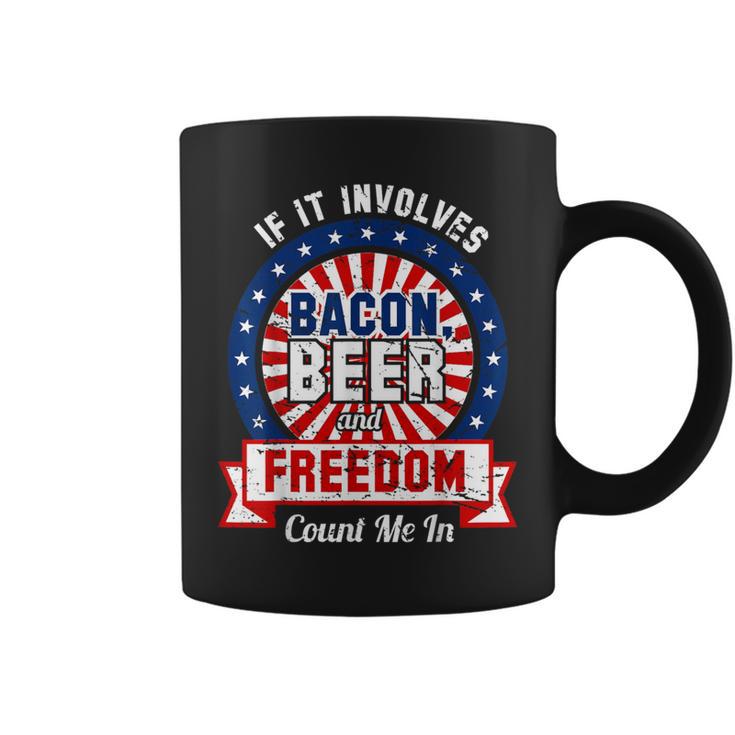 Bacon Beer Freedom America Usa Coffee Mug