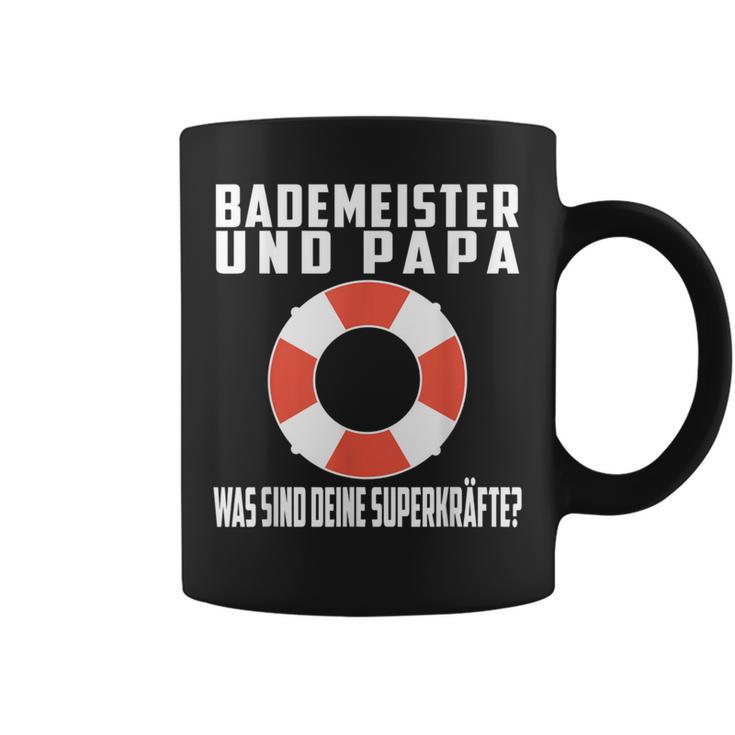 Bademeister Papa Was Sind Deine Superkräfte Schwimmbad Tassen