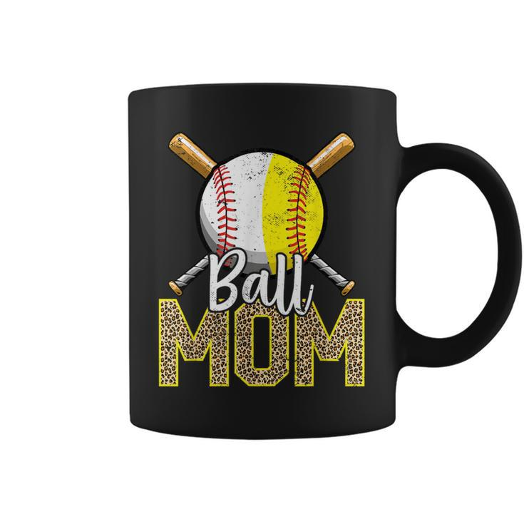 Ball Mom Baseball Softball Mama Mother's Day 2023 Coffee Mug