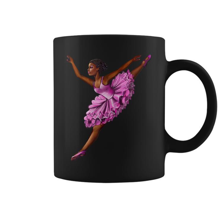 Ballet African American Ballerina Dancing Coffee Mug