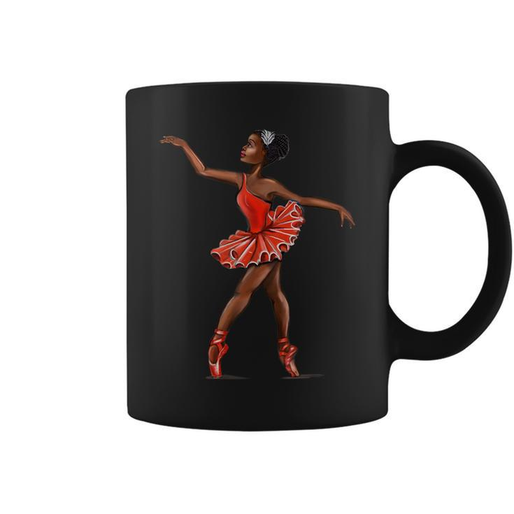 Ballet Black African American Ballerina Coffee Mug