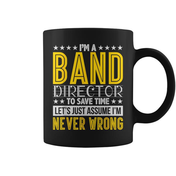 Band Director Music Conductor Coffee Mug