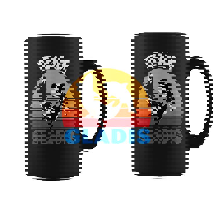 Barco Divertido Team Gladis Orca Whale Taza de café