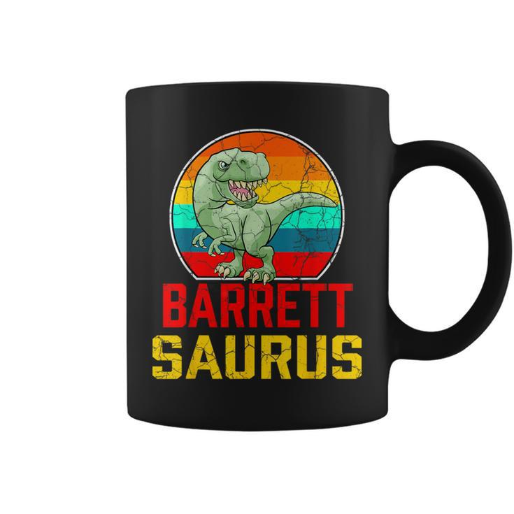 Barrett Saurus Family Reunion Last Name Team Custom Coffee Mug