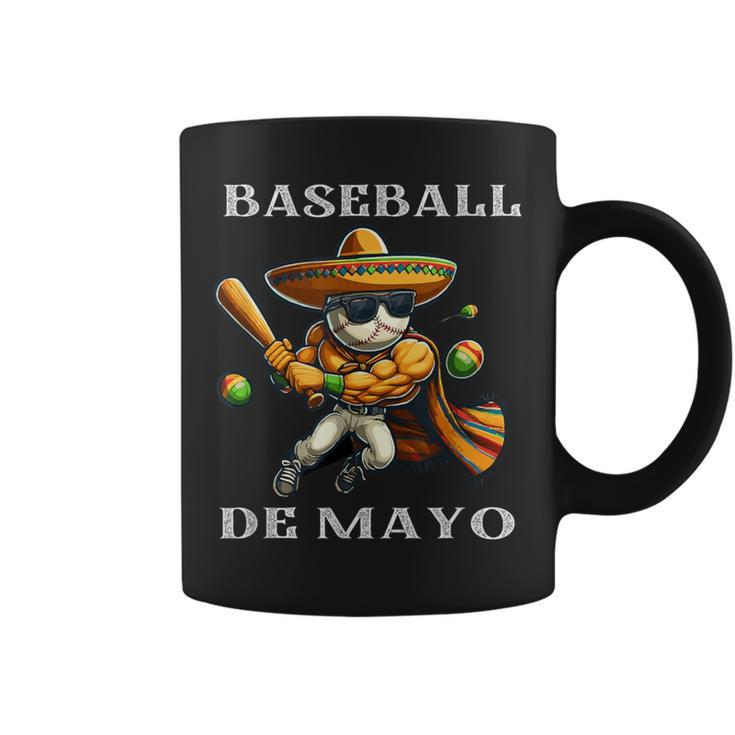 Baseball De Mayo Fiesta Cinco De Mayo Baseball Man Coffee Mug