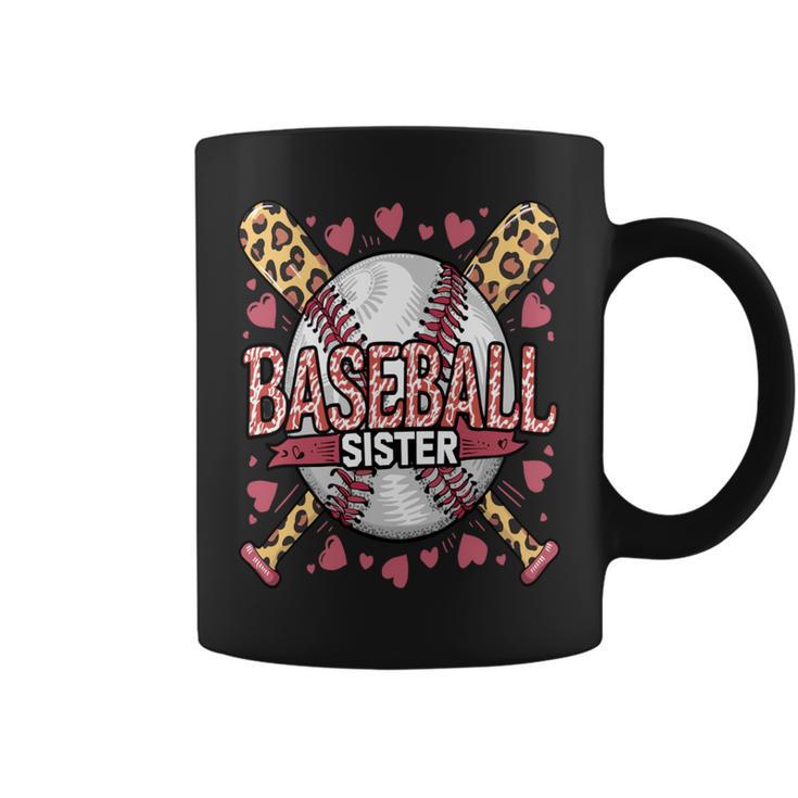 Baseball Leopard Mama Schwester Lustiges Muttertagsdesign Tassen