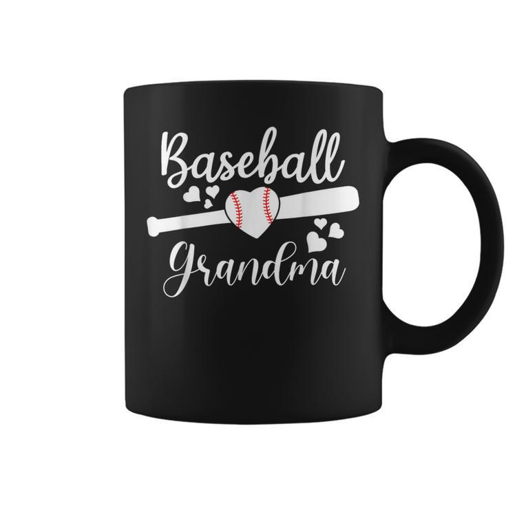 Baseball Lover Cute Baseball Grandma Coffee Mug
