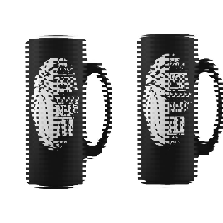 Basket Basketball Está En Mi Adn Jugador De Baloncesto Taza de café