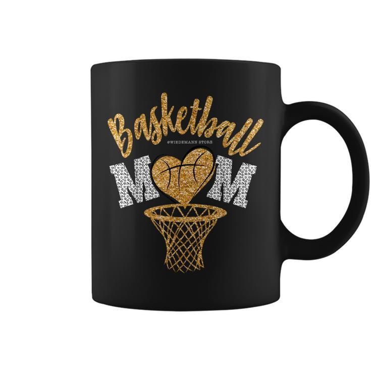 Basketball Mom Leopard Basketball Senior Mom 2024 Mother Day Coffee Mug