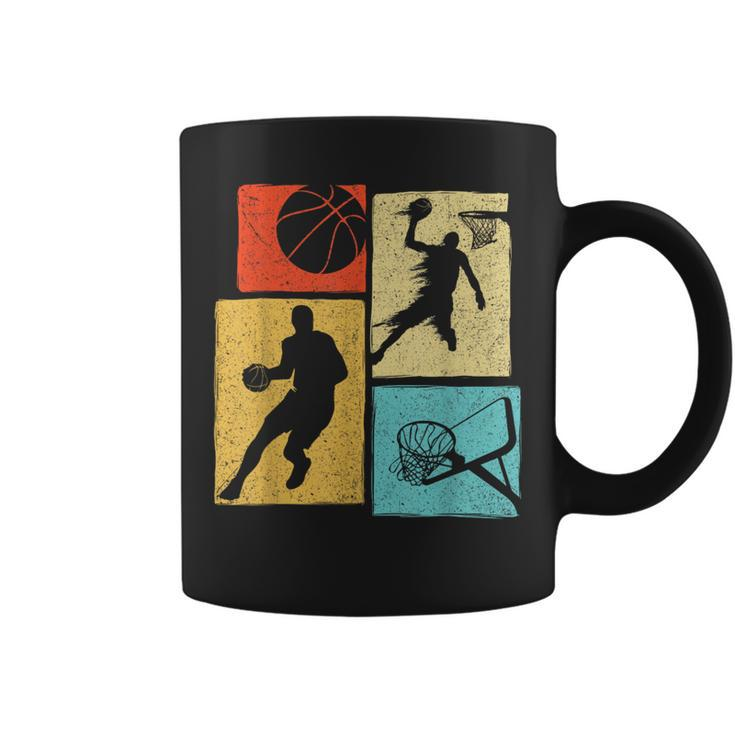 Basketball Players Colorful Ball Hoop Sports Lover Coffee Mug