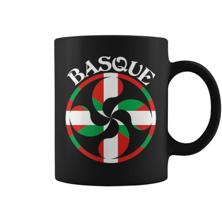 Basque Flag Lauburu Basque Country Basque Lauburu Basque Coffee Mug