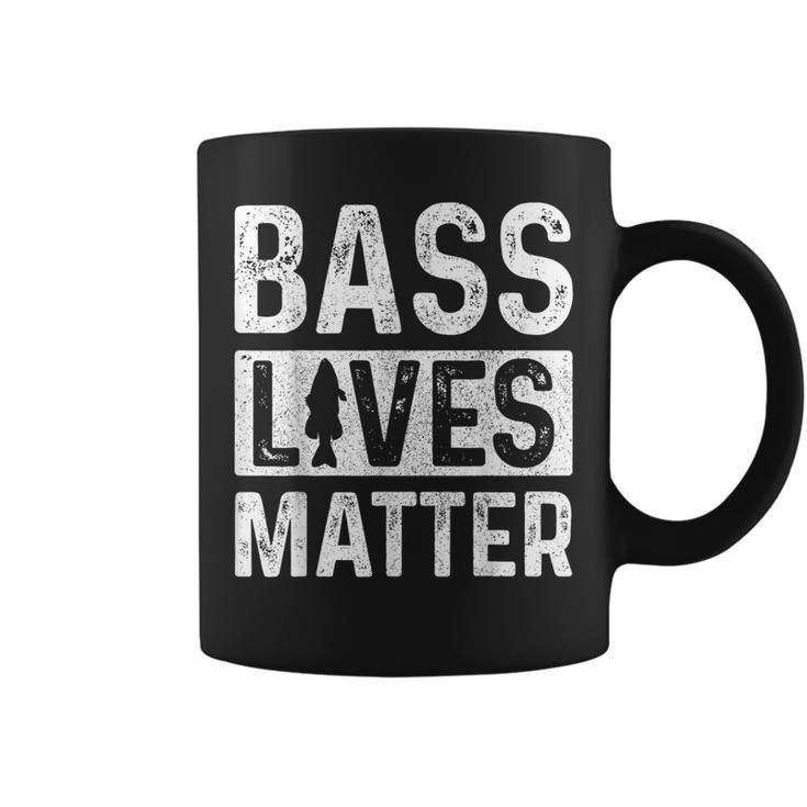 Bass Lives Matter Largemouth Fishing Fisherman Coffee Mug